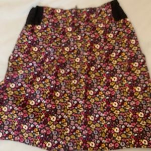 H&M Floral High-Waist Mini Skirt